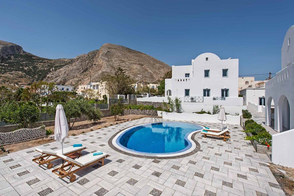 Swimming Pool with Mountain Backdrop